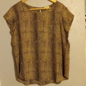 Leopard print blouse
